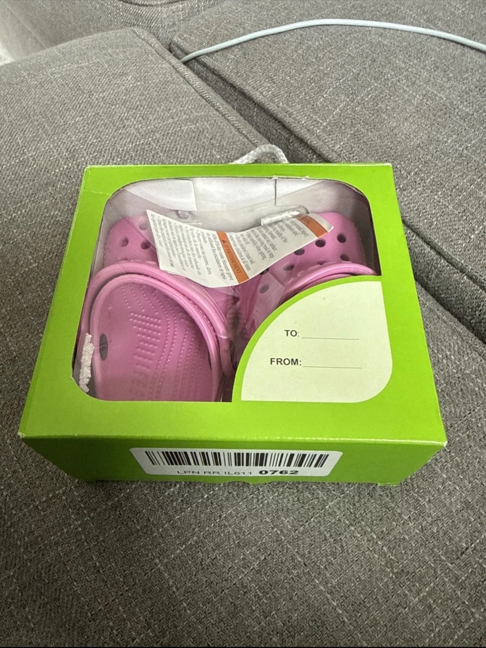 CROCS child pink size 2/3 NEW - Picture 2 of 3